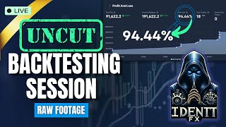 Uncut GOLD Backtesting Session - You Won't Believe the Results