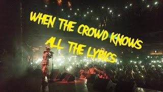 Video thumbnail of "🔥 WHEN THE CROWD KNOWS ALL THE LYRICS 🔥"