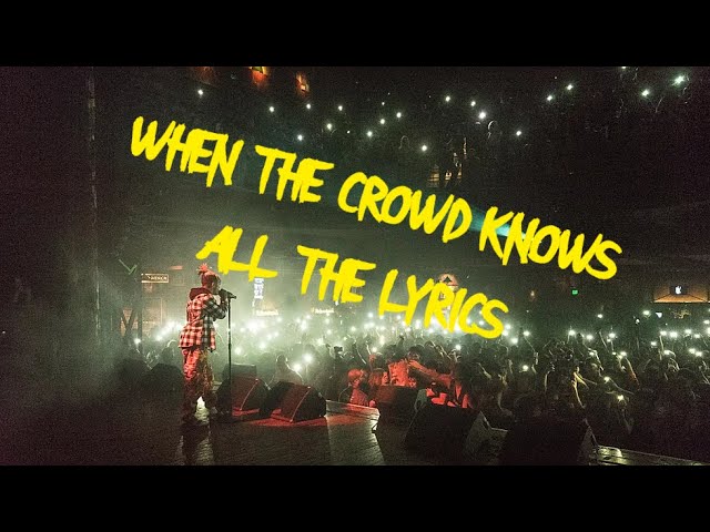 🔥 WHEN THE CROWD KNOWS ALL THE LYRICS 🔥 class=