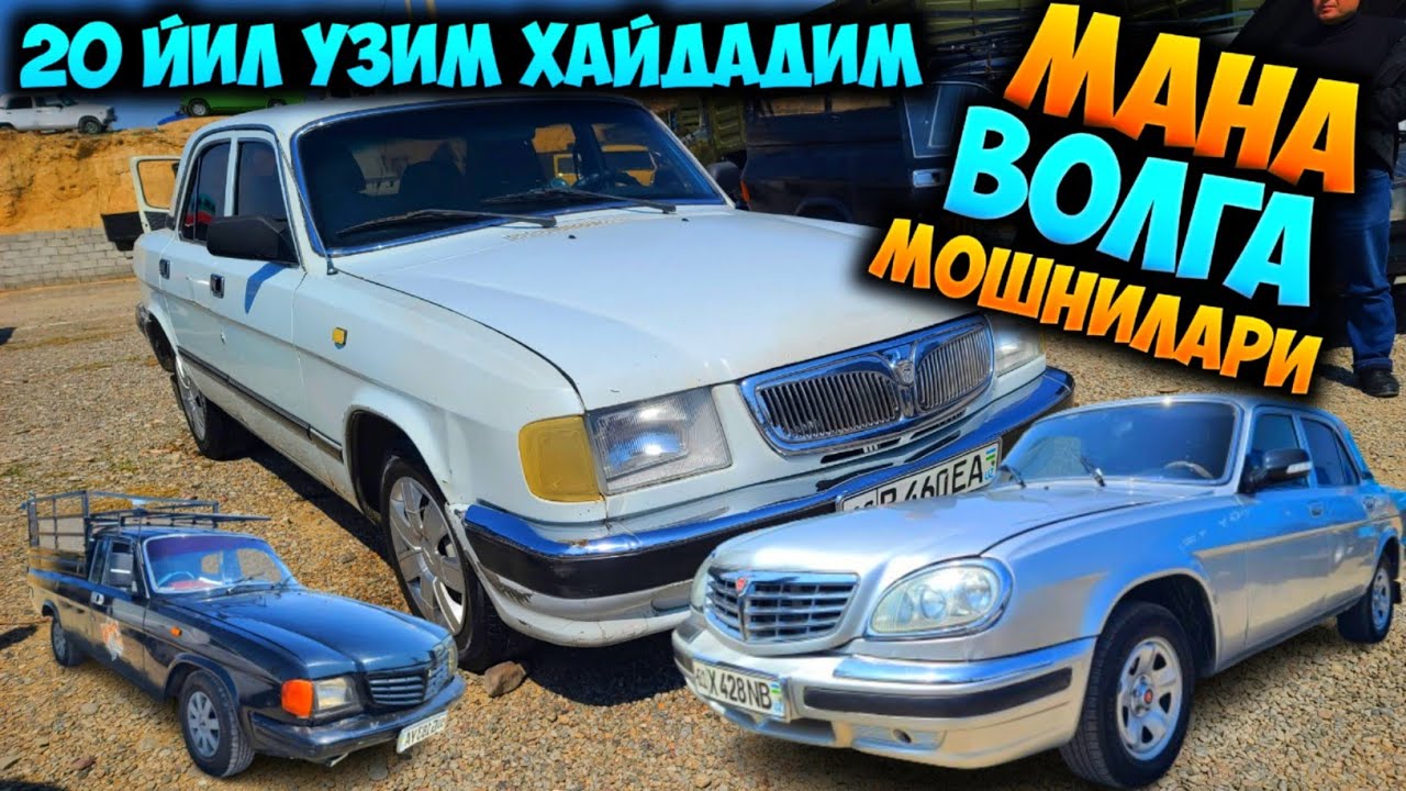 Волгалар чўткиларику! 20 йил бир киши хайдаган 3110 чиқди ва зайчик, волга пикапни ўзингиз бир кўрин