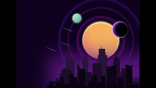 Illustration in Figma using radial color| Night view screenshot 4