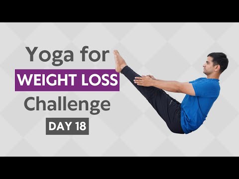 Yoga for Weight Loss | Day 18 | Hatha Yoga | Yoga with Naveen