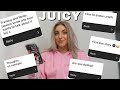GIRL TALK Juicy Q&amp;A: Training &amp; Libido, Insecurities, Intimacy, Hygiene + more!!