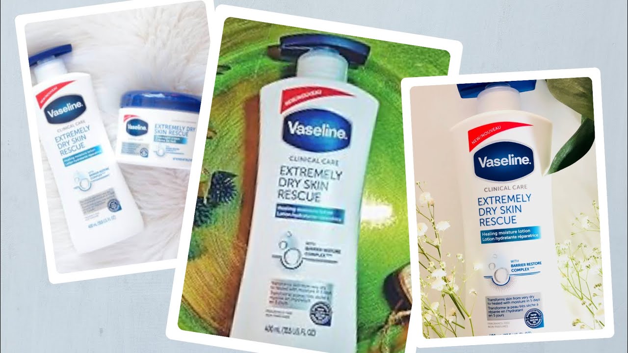 Vaseline clinical Extremely dry skin rescue,Healing moisture lotion