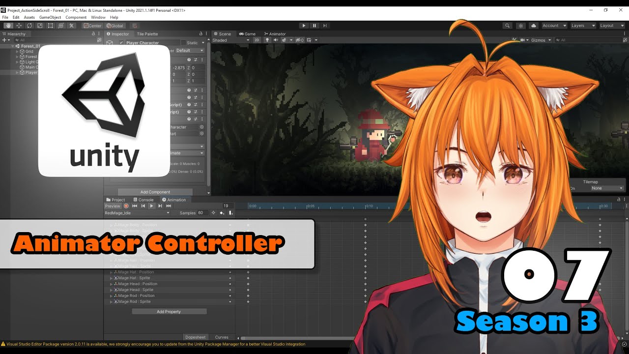 [RealLive] Unity Lesson SS03 Part 07 - ควบคุม Animation ด้วย Animator ...