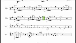 Departures Theme   Memories for String Quartet   Viola Accompaniment