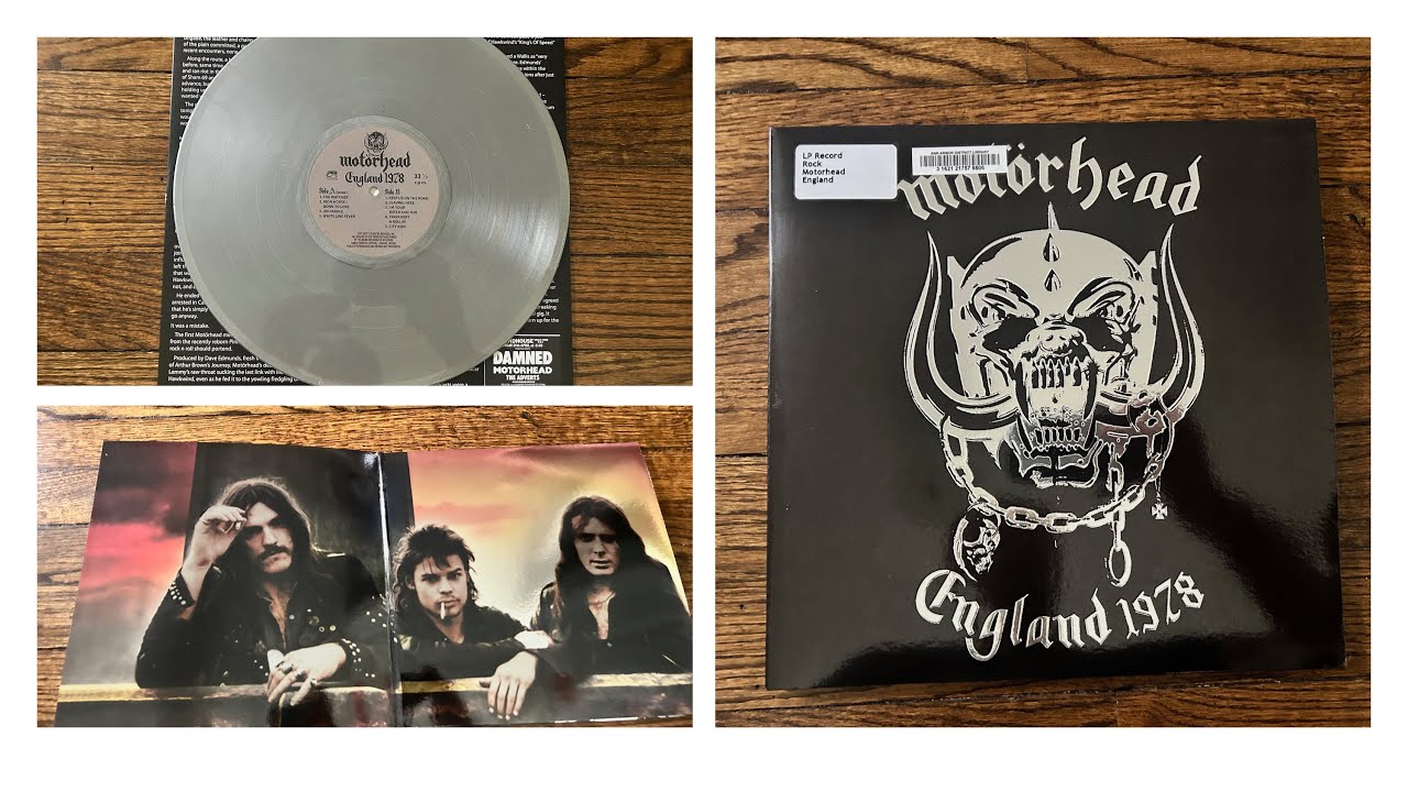 Motörhead: England 1978 Album Unboxing & Playback - Limited Edition Vinyl and Classic Rock Anthems