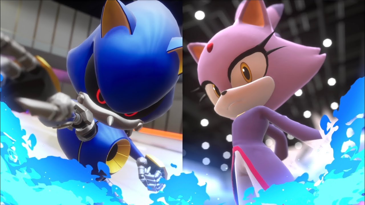 Metal Sonic Points His Finger - All Metal Sonic Rival Exchanges