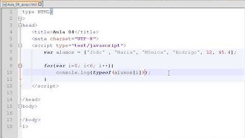 Aula 13   arrays   Curso de JavaScript