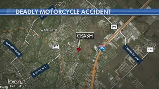 Motorcyclist killed in New Braunfels crash