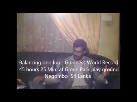 Leslie A.Silva interview with Sri Lanka  news paper journalist (Guinness  World Record History)