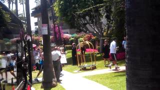 Real Madrid Arrival The Beverley Hills Hotel,