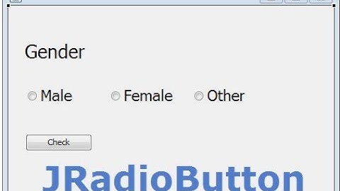 JRadioButton in Windows Builder Java - Intact Abode