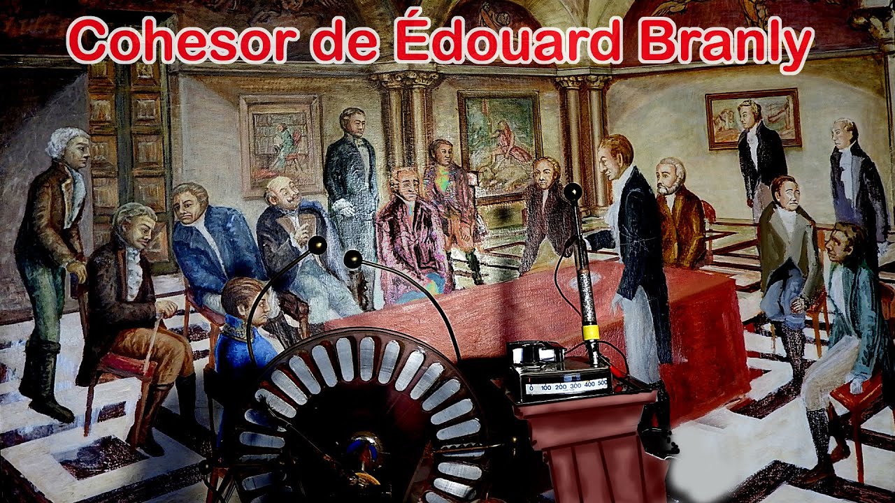 "Cohesor de Édouard Branly" "Cohesor de Brandy" "Tubo de Branly" "Ondas Hertzianas" "Rudolf Hertz"