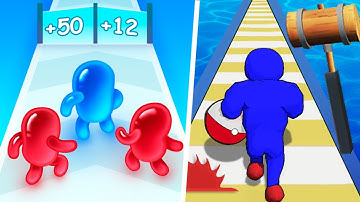 Level Up Runner  High Score Join blob Clash vs Level Up Number  - Gameplay  Max Levels