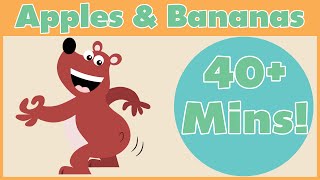 Apples and Bananas and More! | 40+ Mins of Nursery Rhymes From Baby Genius