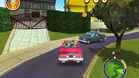 Simpsons Hit and Run - Special/Secret Vehicles - Rocket Car