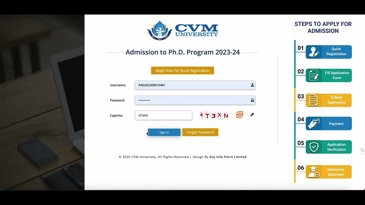 phd entrance exam hall ticket