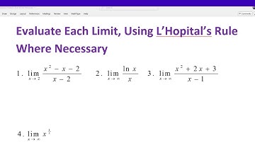 Evalueer elke limiet zoals aangegeven