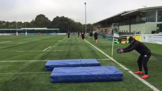 Rugby Player Performs Medicine Ball Scoop Throw screenshot 4