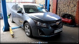 Замена патрубков радиатора на Chevrolet Cruze 1,8 Шевроле Круз 2015 года