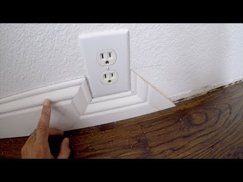 Baseboard Trick - SIMPLE Installation Around Obstacles