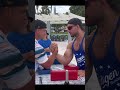 Dude Tried Hard to Pin Me at Arm Wrestling