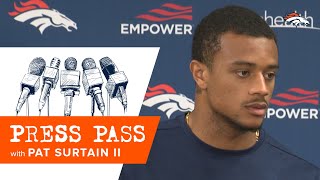 Pat Surtain II expecting 'tremendous play' from Broncos' secondary