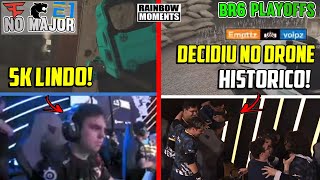 A HISTÓRIA FOI FEITA! OS CLASSIFICADOS PRO MAJOR! 5K DO KDS, DRONE DE CHOQUE - MELHORES MOMENTOS BR6