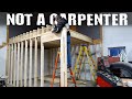 Mechanic builds an office and storage loft  part 1 framing