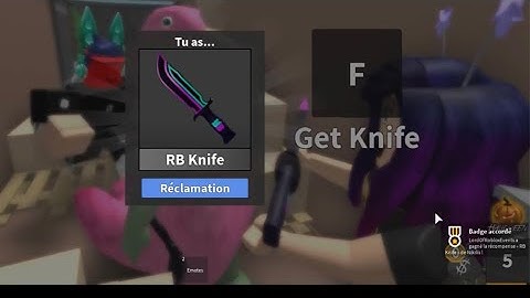 How to get the *NEW* RB Battles Badge! - RB Knife Badge MM2 (RB Battles Tournament)