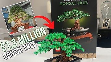 LEGO 10281 Bonsai Tree Timelapse / Speed build!