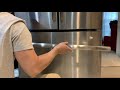 HOW TO REPAIR GE FRENCH DOOR REFRIGERATOR LOOSE DOOR HANDLE