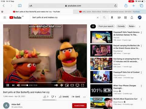 Bert yells at baby dodo from jelly jamm and makes him cry