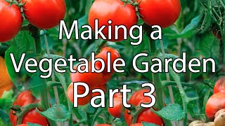 Making a Vegetable Garden - Part 3: Making (Semi-) Raised Beds