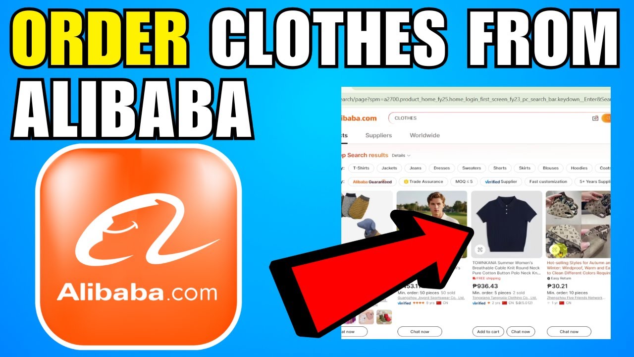 How To Order Clothes From Alibaba (2026) (Complete Guide)