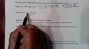 MAC1105 Sect 1.4(1) Complex Numbers GoFormative