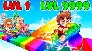 Upgrading Noob To God BIKE In Roblox With MY CRAZY FAN GIRLS...