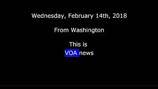 VOA news for Wednesday, February 14th,  2018