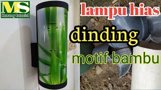 DIY Membuat Lampu Dinding Minimalis Modern dari Pipa PVC / Paralon