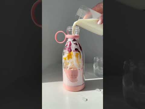 Portable Blender Smoothies Personal Blender Mini Shakes Juicer Cup USB Rechargeable #shorts