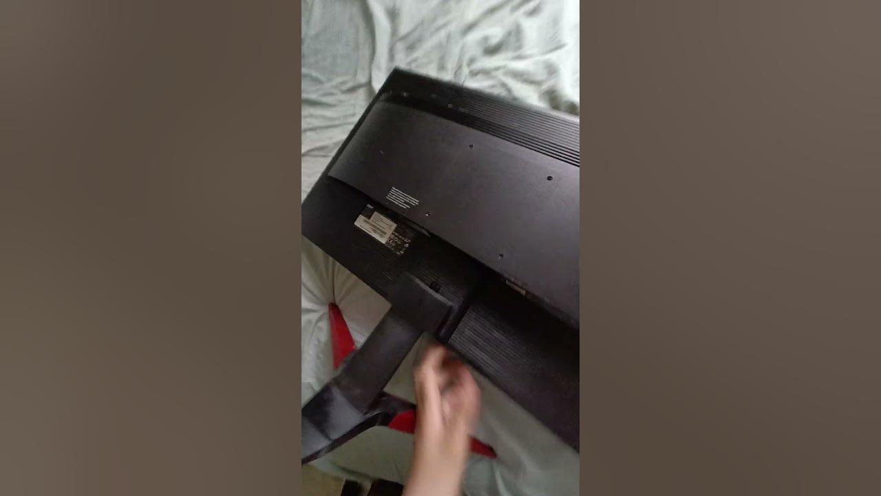 How to remove acer monitor stand YouTube
