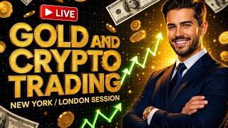 Crypto And Bitcoin Live Trading | Gold Live #goldlive #bitcoinlive #xauusd