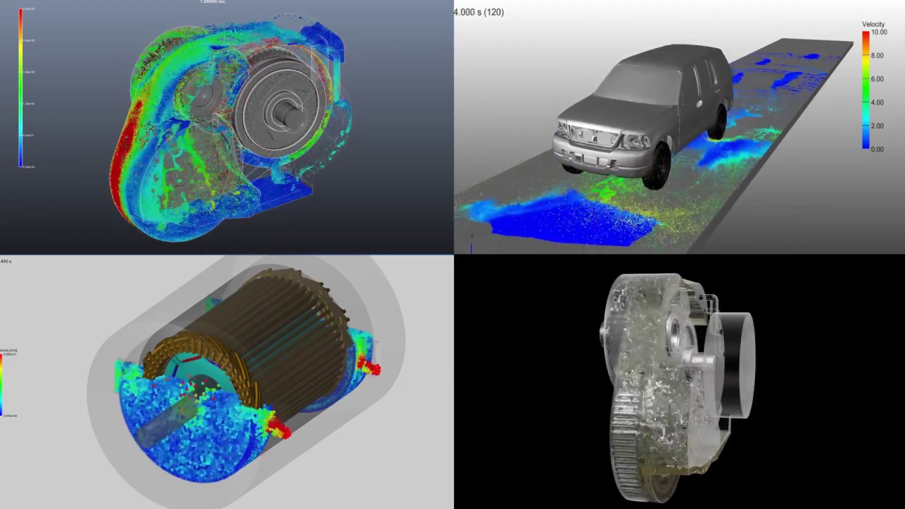 流体解析 事例集 粒子法 シミュレーションソフトの事例映像 Cg Particleworks Prometech Youtube