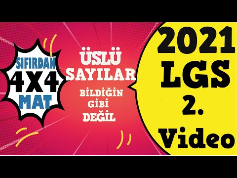 LGS ÜSLÜ SAYILAR 2 | 8.Sınıf Matematik | Yeni Nesil Konu Anlatımı pdf