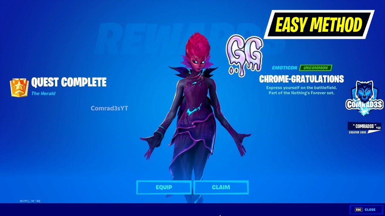 Get Chrome-ified while driving Fortnite