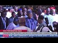 (Video) Tinubu Dances with Abdullahi Adamu at the Agro-commodity Town Hall Meeting