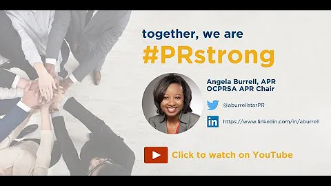 #PRstrong OCPRSA Angela Burrell