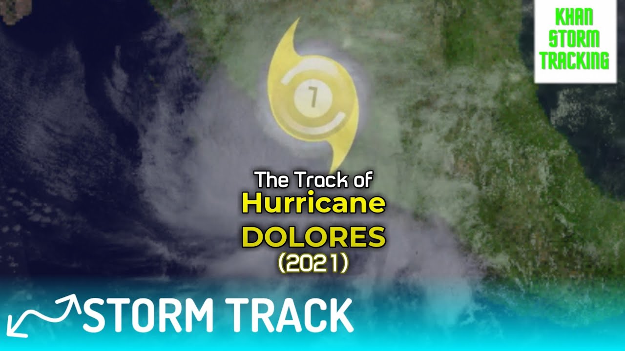 The Track of Hurricane Dolores (2021)