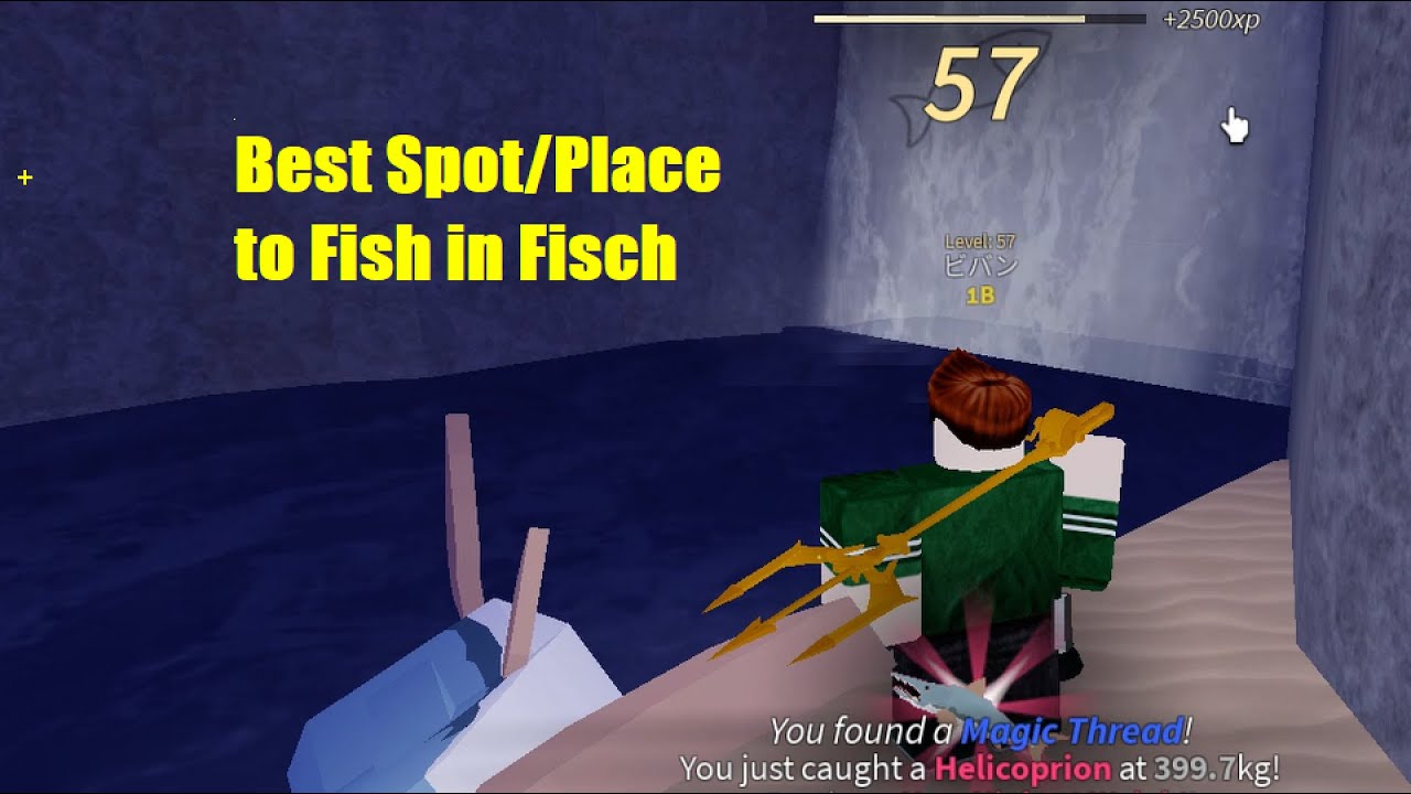Best Place To Fish In Roblox Fisch Best SPOT To Fish In Fisch YouTube 